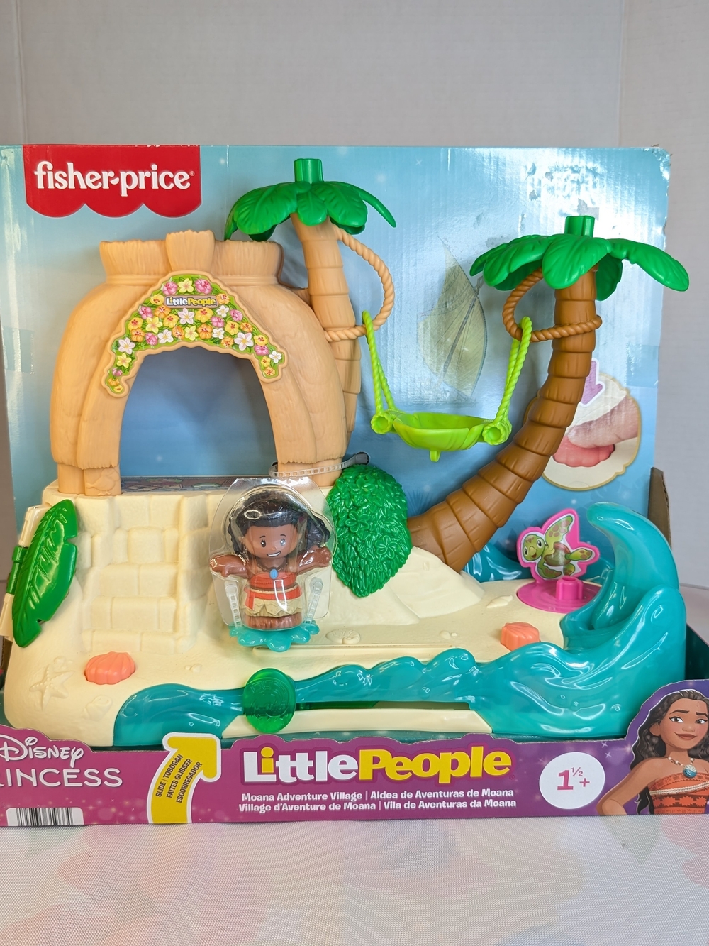 Fisher-Price Little People Disney Princess Moana Adventure Village